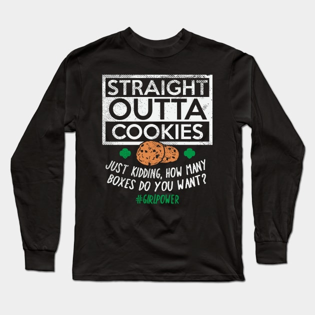 Straight Outta Cookies Long Sleeve T-Shirt by maxdax